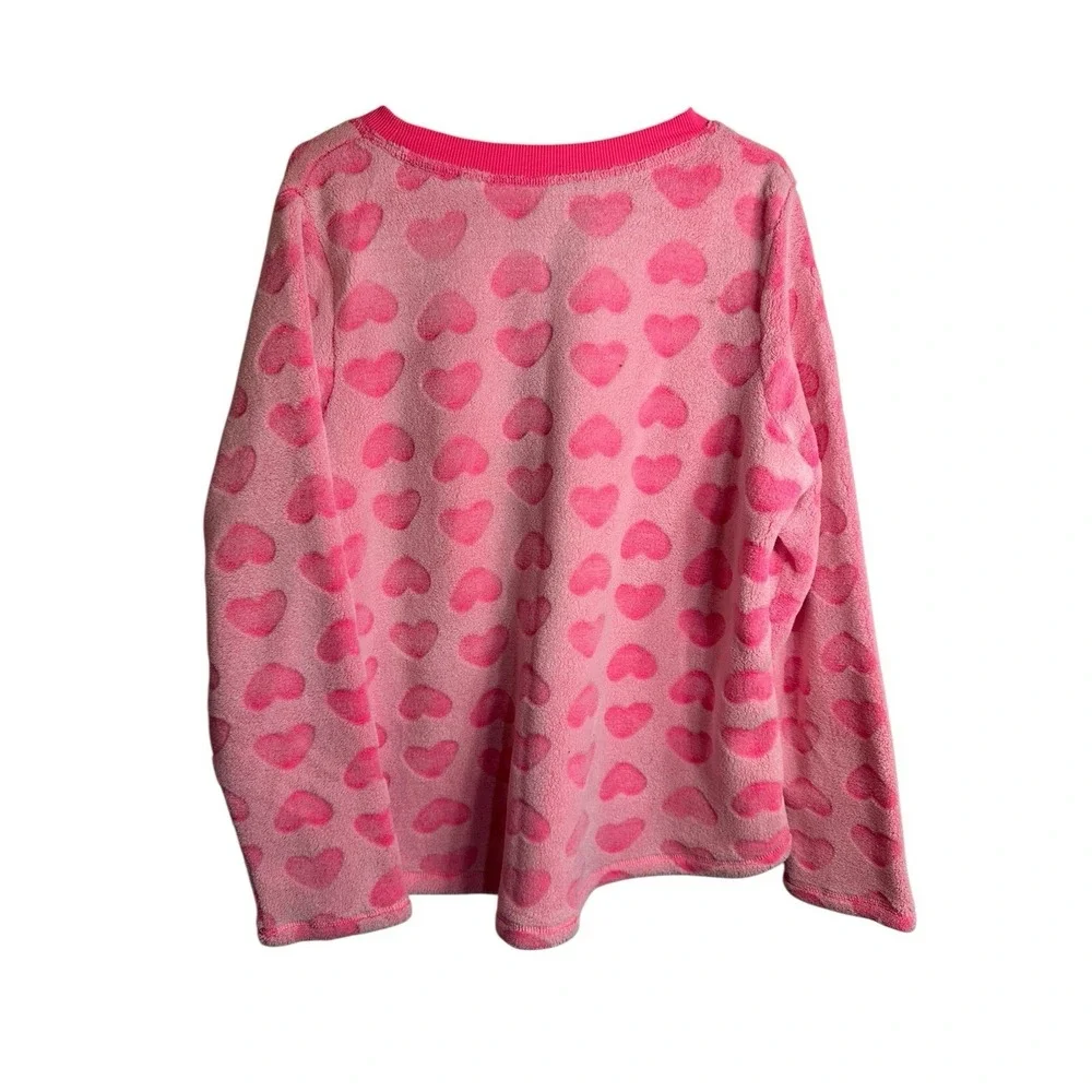 secret treasures womens pink soft long sleeve pajama top shirt size XL 16 18 - Picture 3 of 3